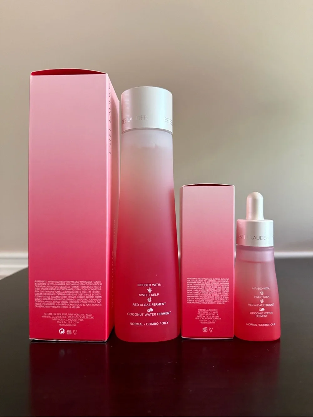 ESTEE LAUDER NUTRITIOUS SKINCARE SET SERUM OIL 30ML + ESSENCE LOTION 200ML, NIB - Picture 3 of 5